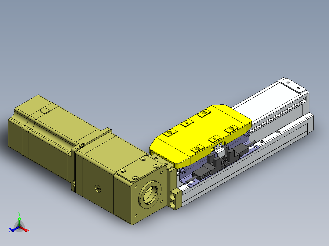 GTA内嵌同步带全封闭GTA5-57步进正等轴测图