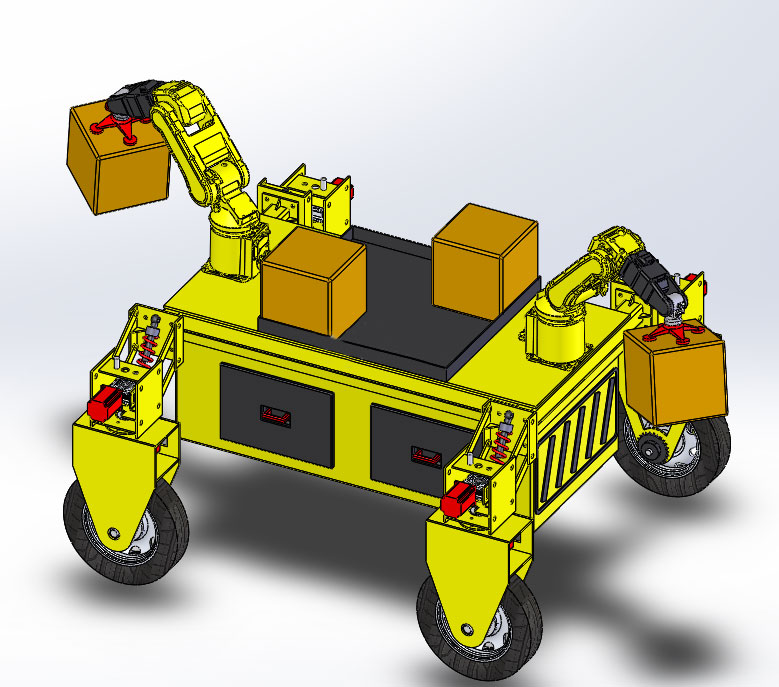 物流搬运机器人sw18可编辑