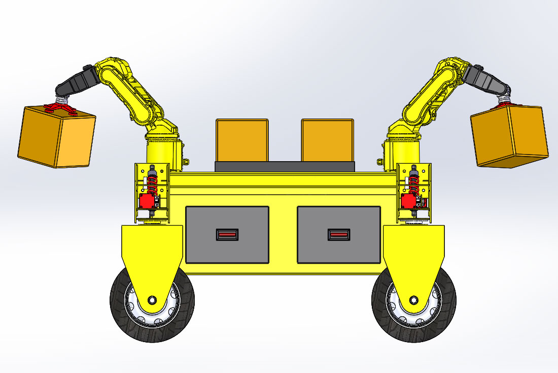 物流搬运机器人sw18可编辑
