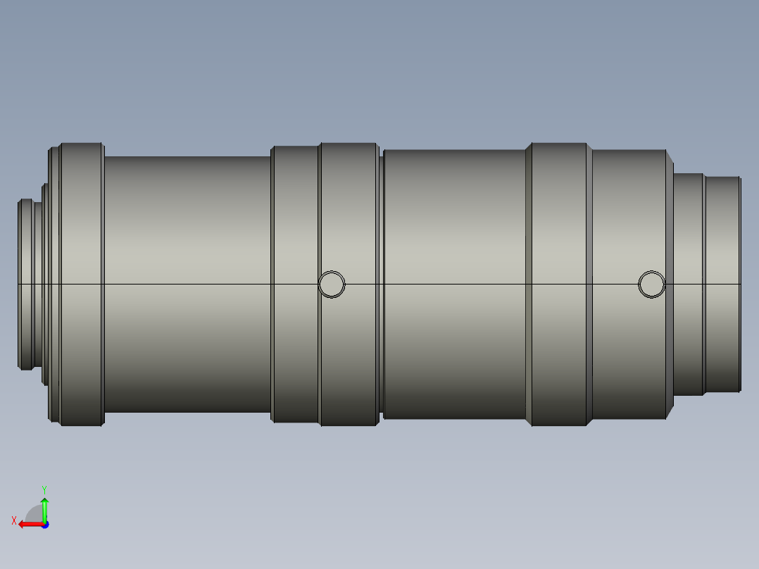 基恩士CA-LM0510_kc图纸模型后视图