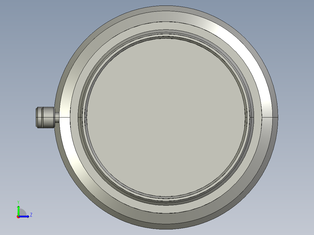 基恩士CA-LM0510_kc图纸模型左视图
