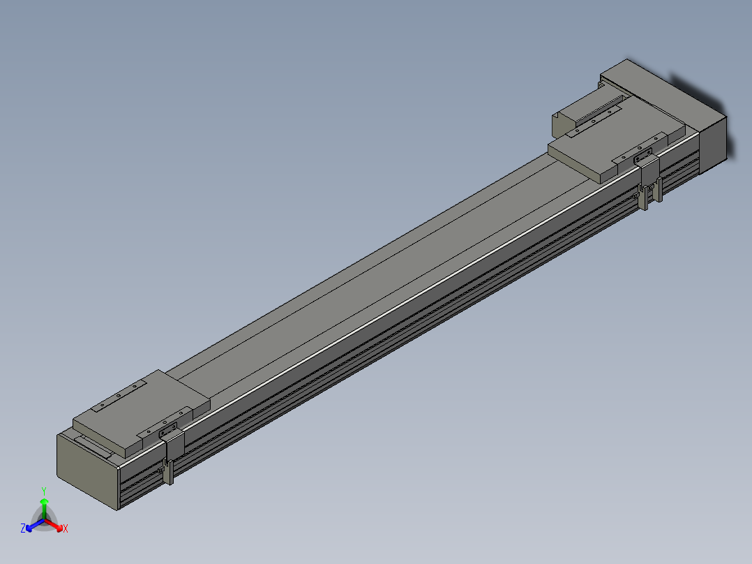 直线模组WG-LHC12-S900-L设计图纸