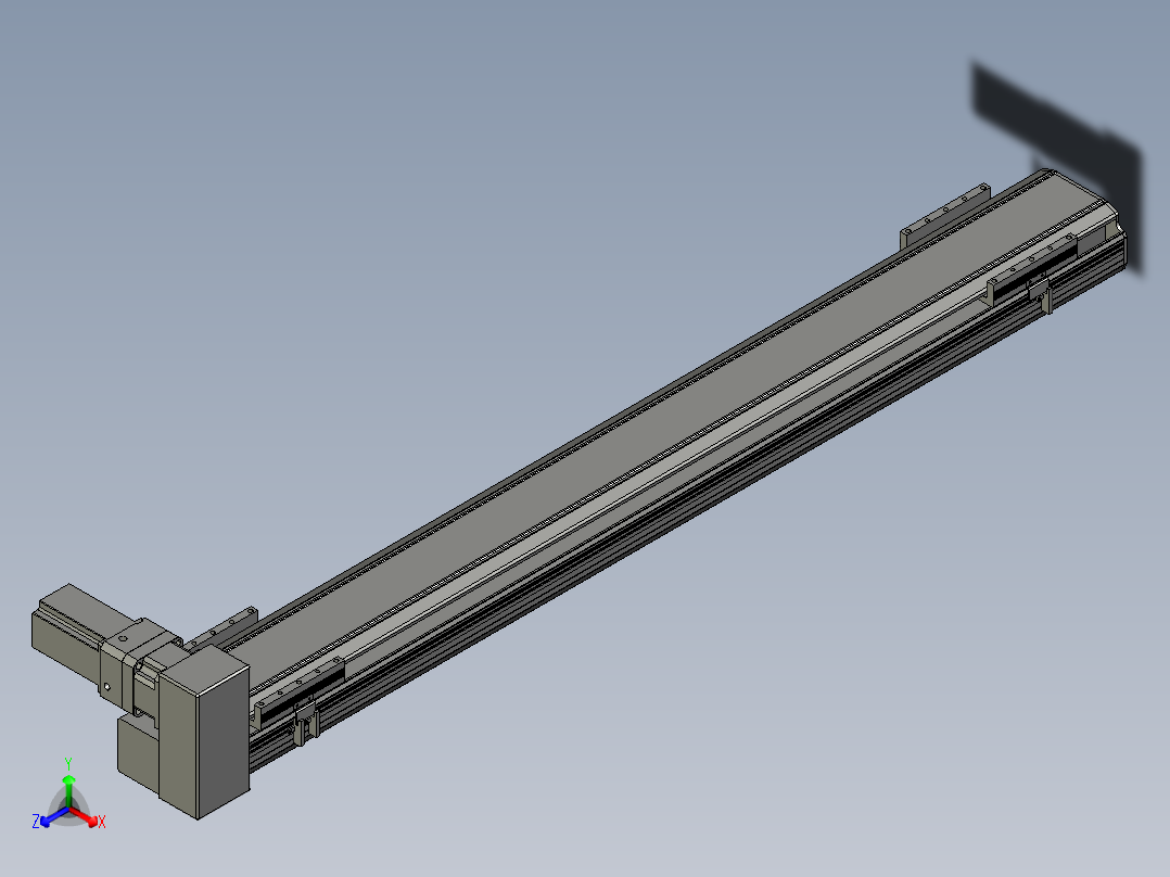 直线模组LHB17-L40-S1300-RU设计图纸