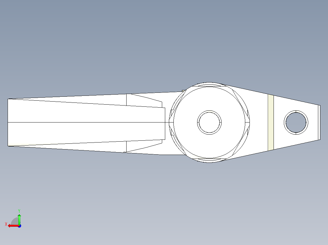 下壓夾具2331(C)-3D多系列多零件图纸模型后视图