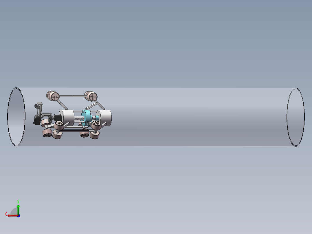 管道喷涂机器人总装三维(1)(1)(1)(1)后视图