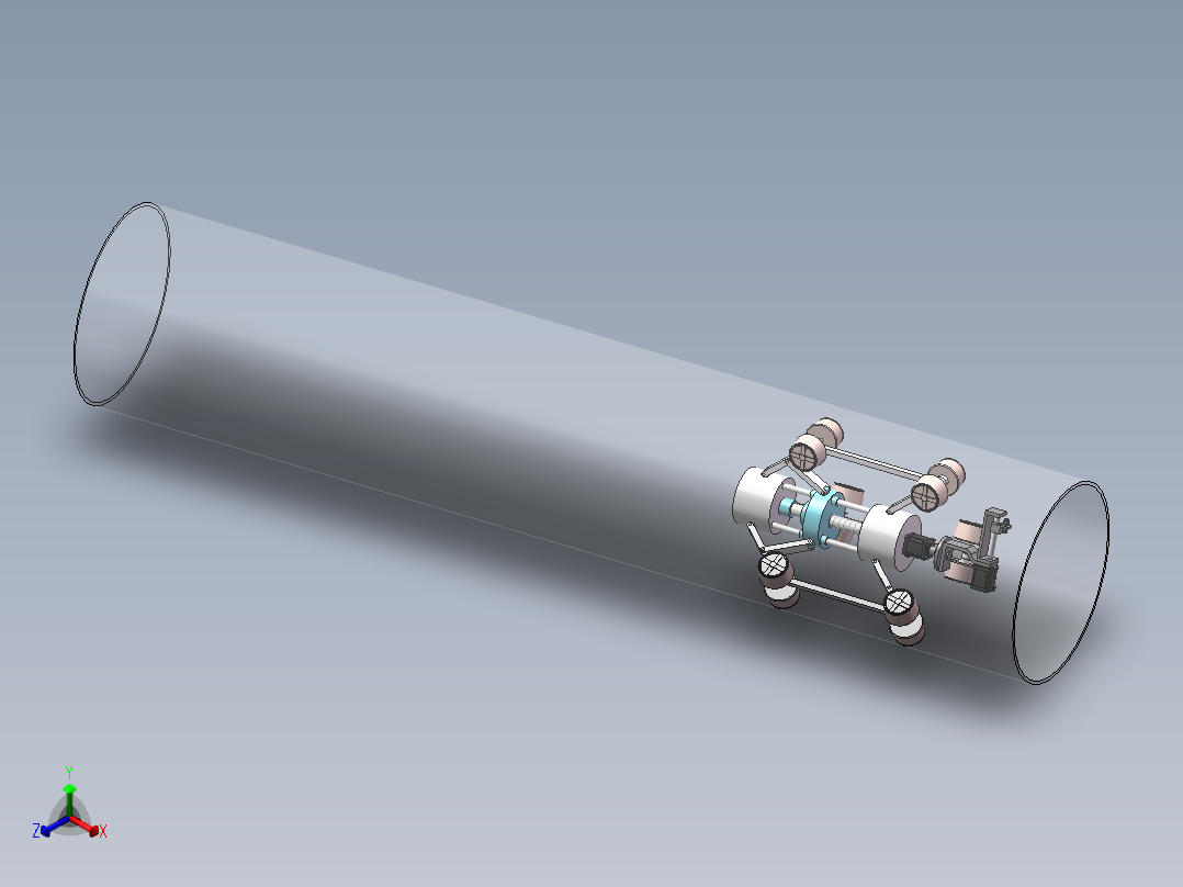 管道喷涂机器人总装三维(1)(1)(1)(1)正等轴测图
