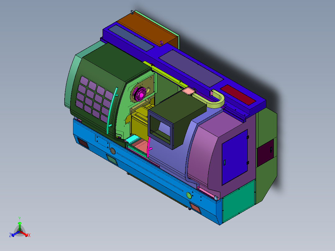 卧式高精密刀架ck6150<span style='color: red'>机床</span>