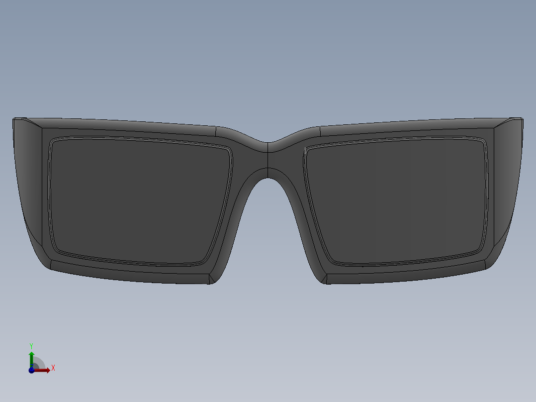 为儿童设计保护太阳镜前视图