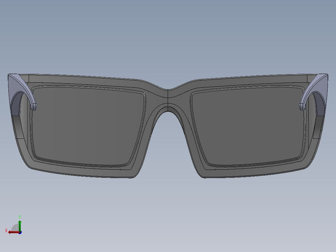 为儿童设计保护太阳镜后视图