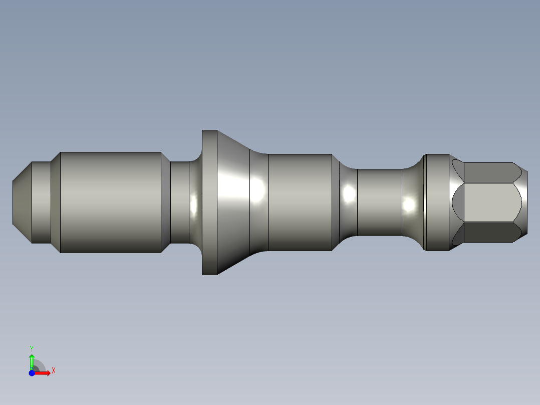 KOSMEKLZ0390-FP1多系列多零件图纸模型前视图