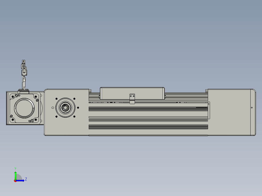 威洛博直线电机模组EB10-L224-S100-BR-ZP75-MS3-5K左视图
