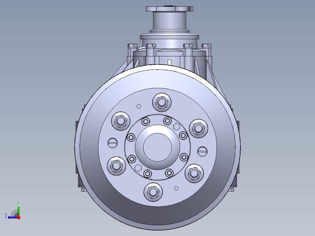 五十铃（1043）汽车后桥驱动桥总成==888553===500右视图