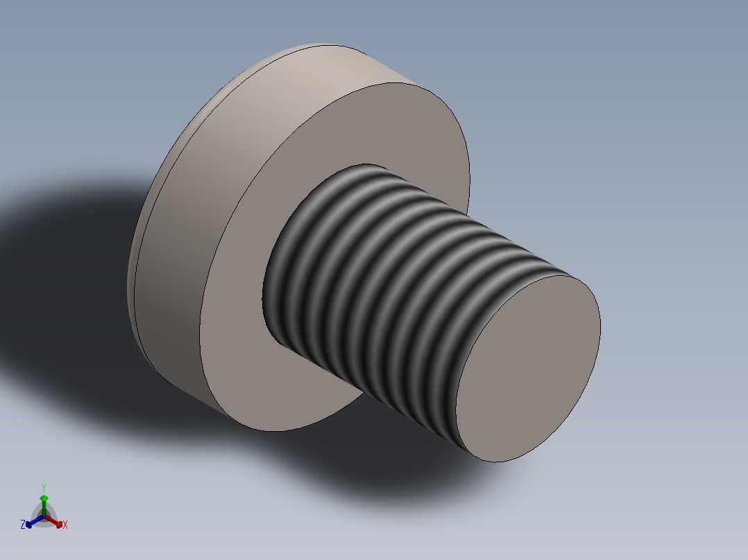 螺丝 M3 十字盘头-M3 x 4 Screw head.SLDPRT