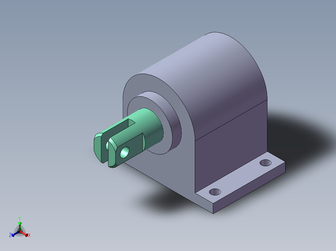 S1 电磁铁正等轴测图