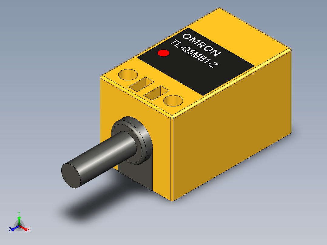 欧姆龙TL-Q5MC1-Z正等轴测图