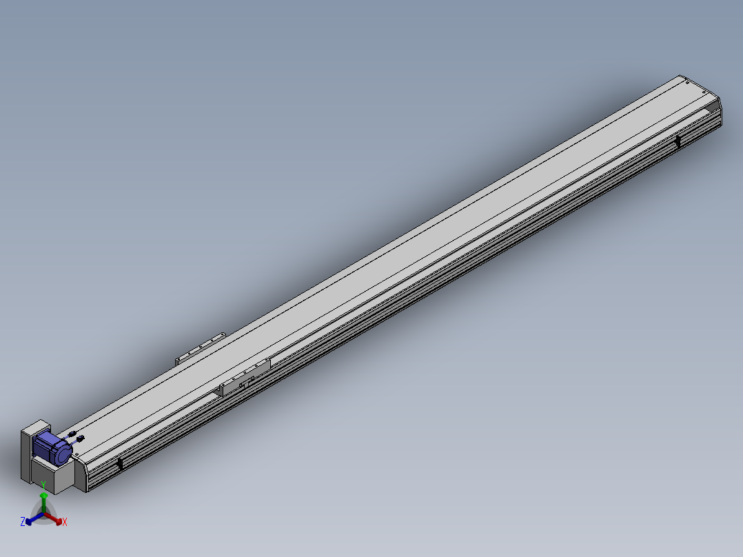 精密模组MT220-L150-2700-LU-M75-C4正等轴测图