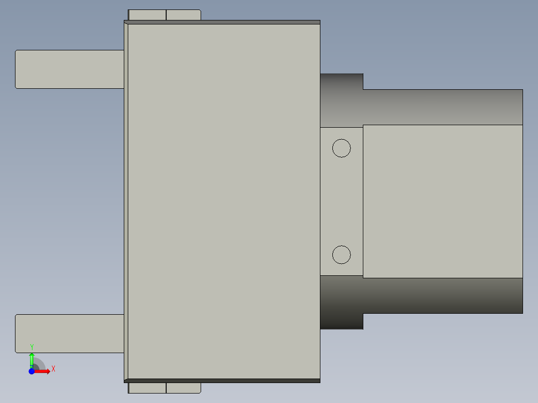 普通气爪PH01K-80前视图