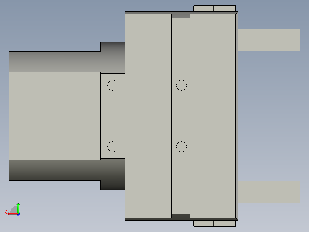 普通气爪PH01K-80后视图