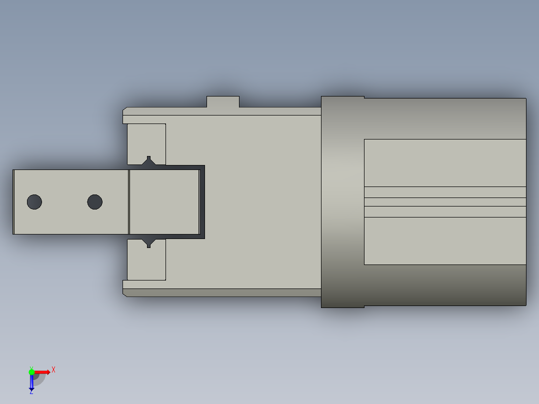 普通气爪PH01K-80俯视图