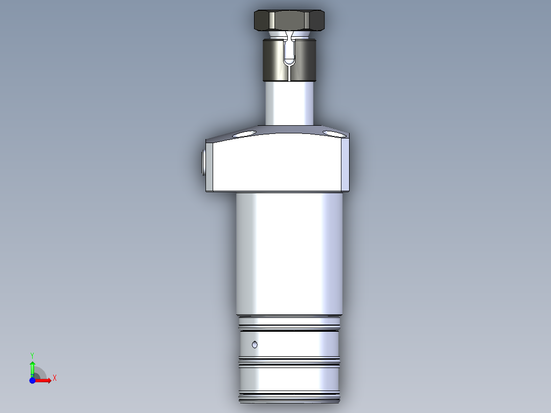KOSMEKLHA0400-GRM_R01多系列多零件图纸模型前视图