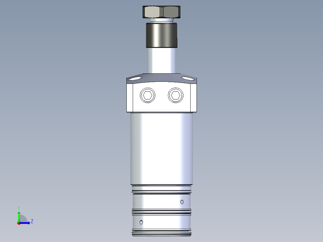 KOSMEKLHA0400-GRM_R01多系列多零件图纸模型左视图