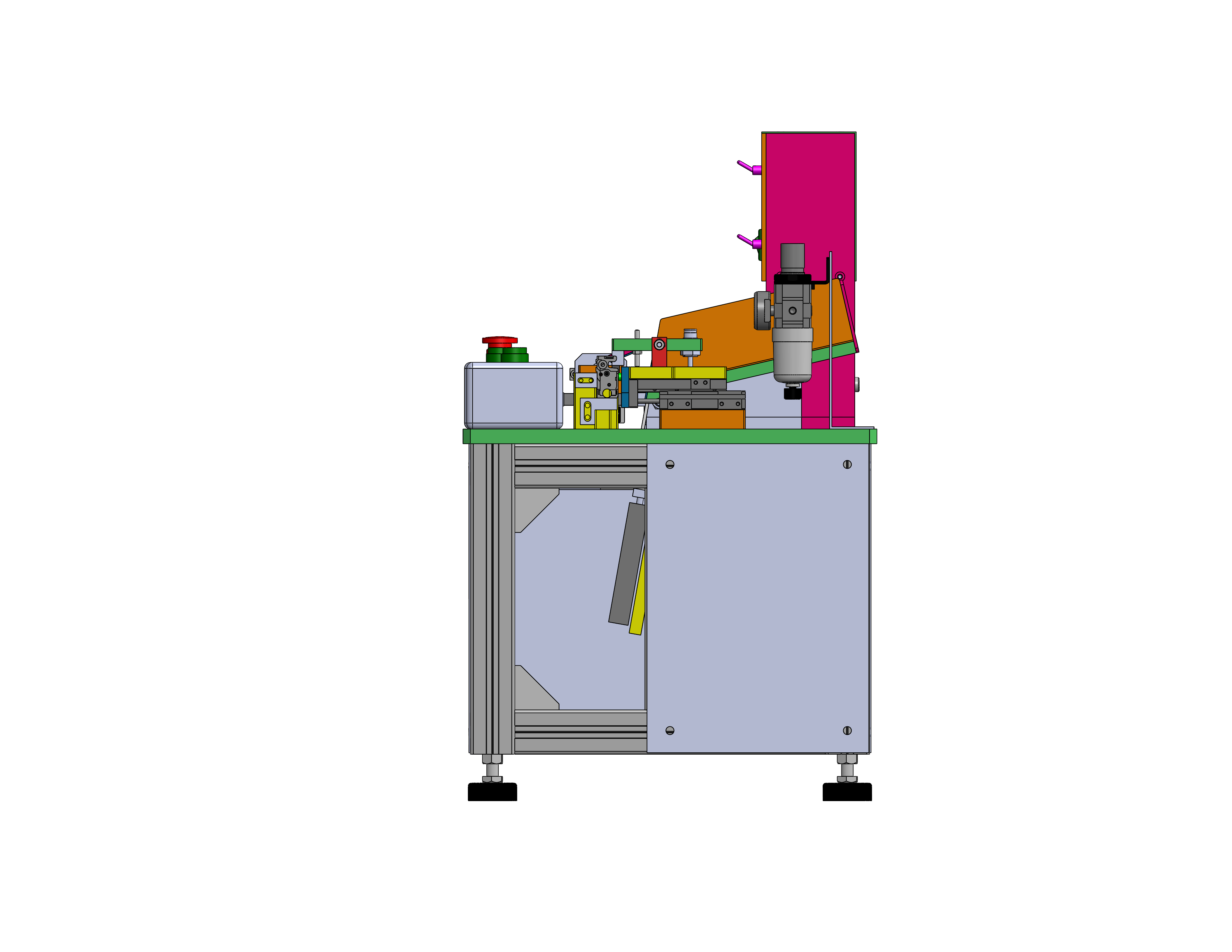 小长轴半自动压入设备sw20可编辑