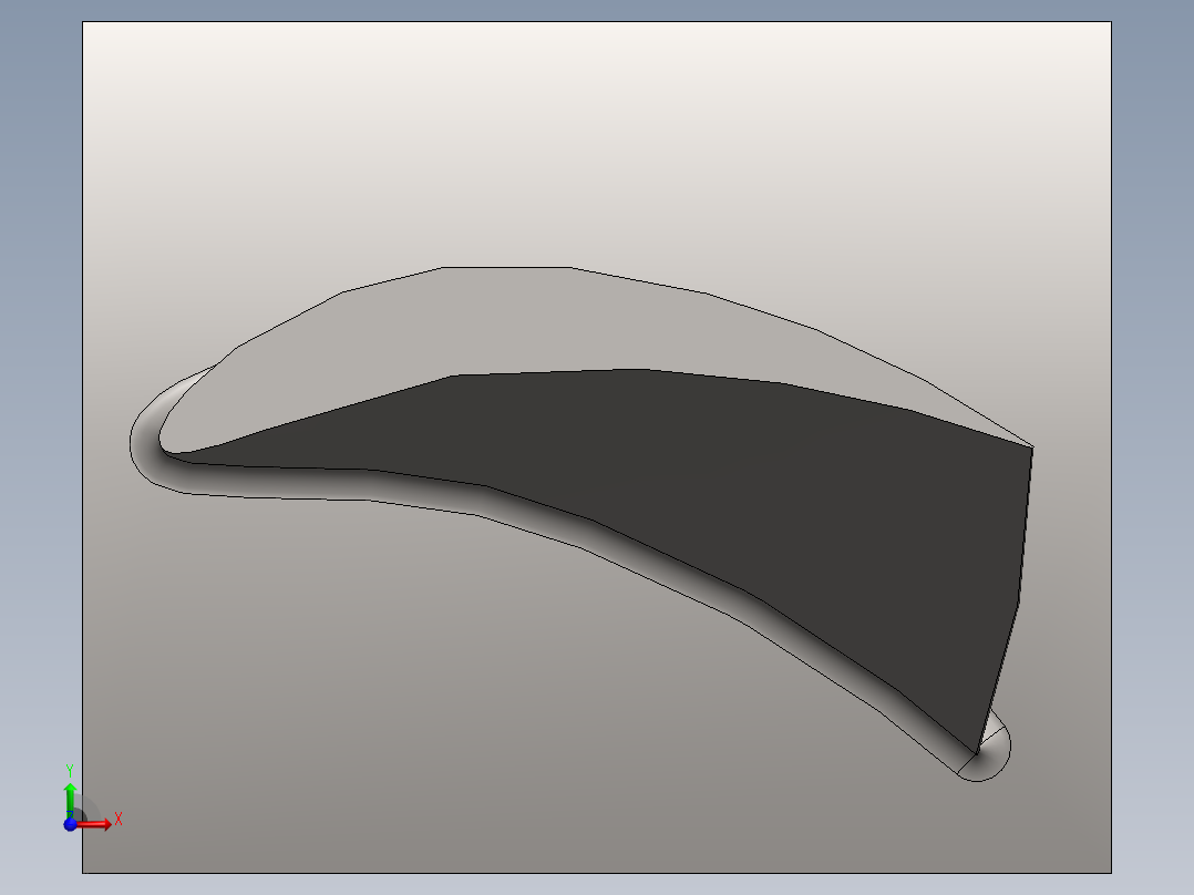 涡轮 叶片 涡扇 (4)前视图
