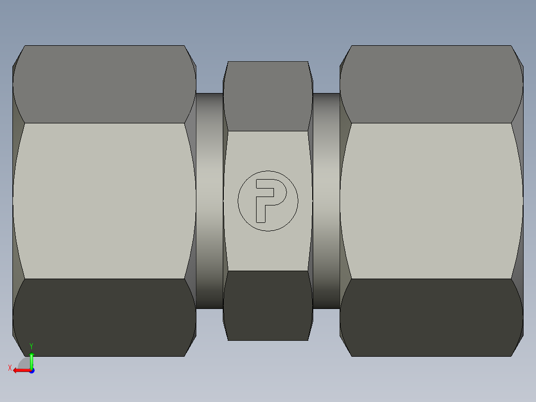 卡套式工业通用硬管接头EO Union G16SCF后视图