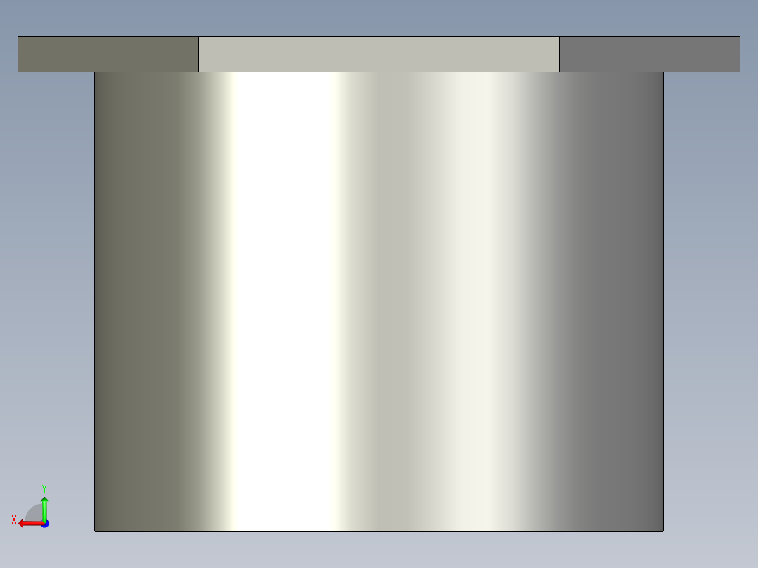 船舶管路系统SeaCor_ReducerBushing_SxSPIG_37J137209_1.5in x 0.25in后视图