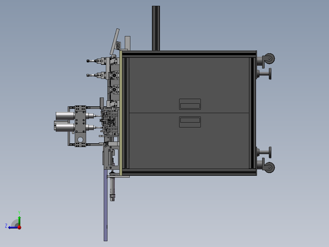 连接器自动组装螺丝机右视图