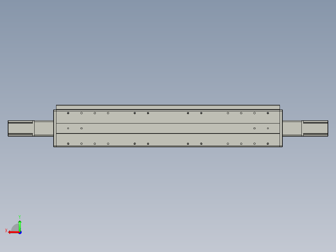 威洛博双电机滑台-VF14D2-S150-BC-P40-C6后视图