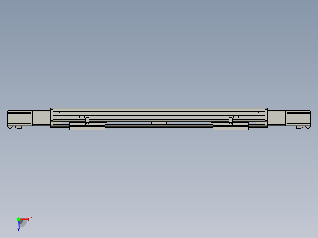 威洛博双电机滑台-VF14D2-S150-BC-P40-C6俯视图