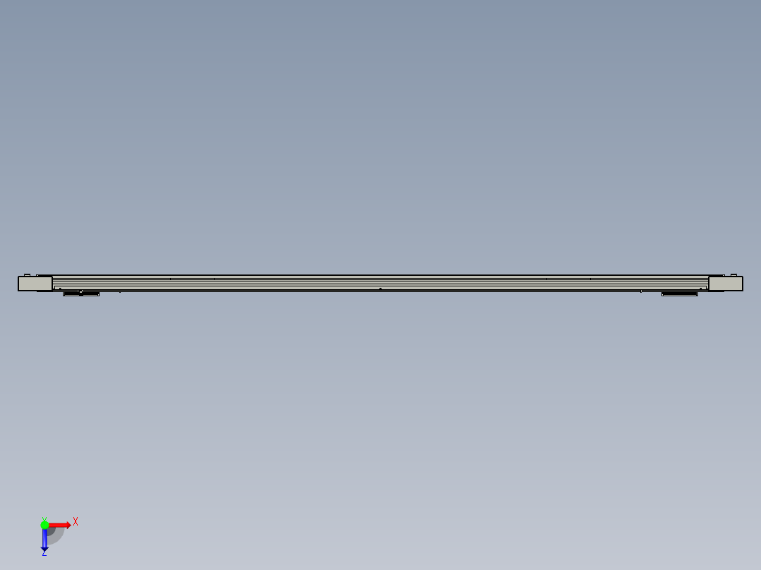 威洛博双电机滑台-VBC14S2-L50-S2500-BLR-P40-C6俯视图