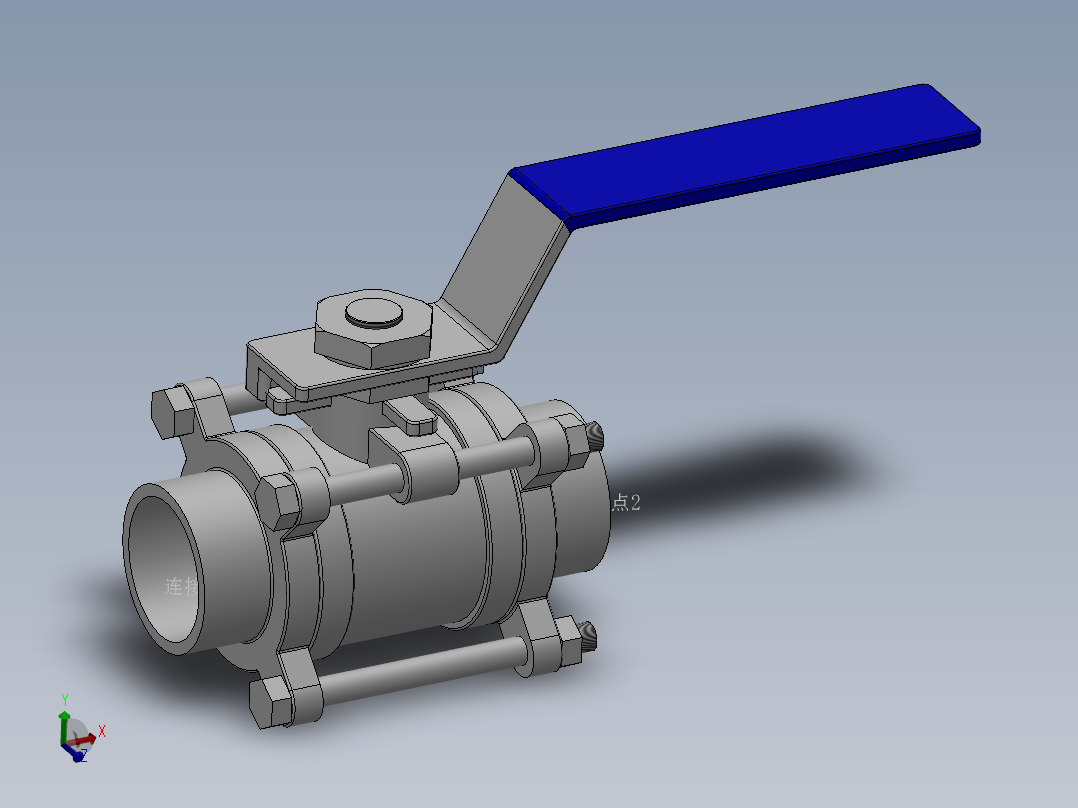 三片式对焊球阀-316 DN15-DN80