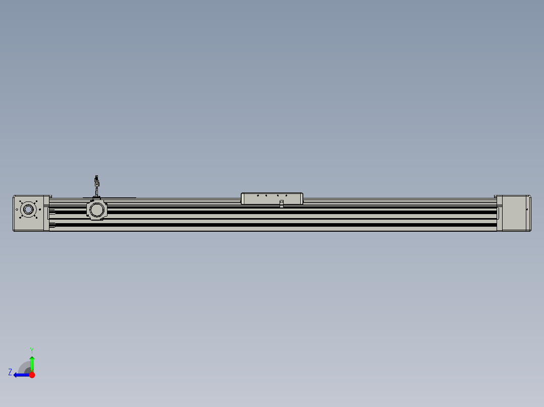 威洛博直线电机模组EB20-L224-S1450-BR-ZP75-MS3-5K右视图