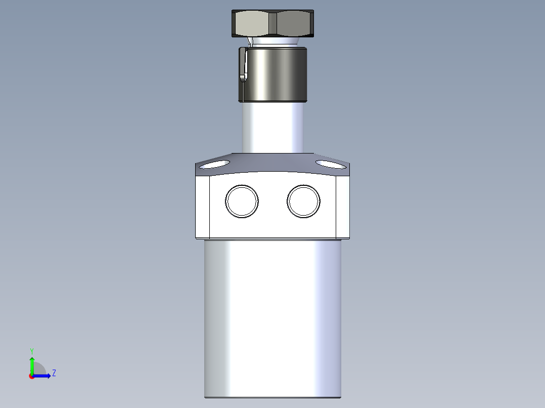 KOSMEKLHA0400-SL-Y60_R01多系列多零件图纸模型左视图