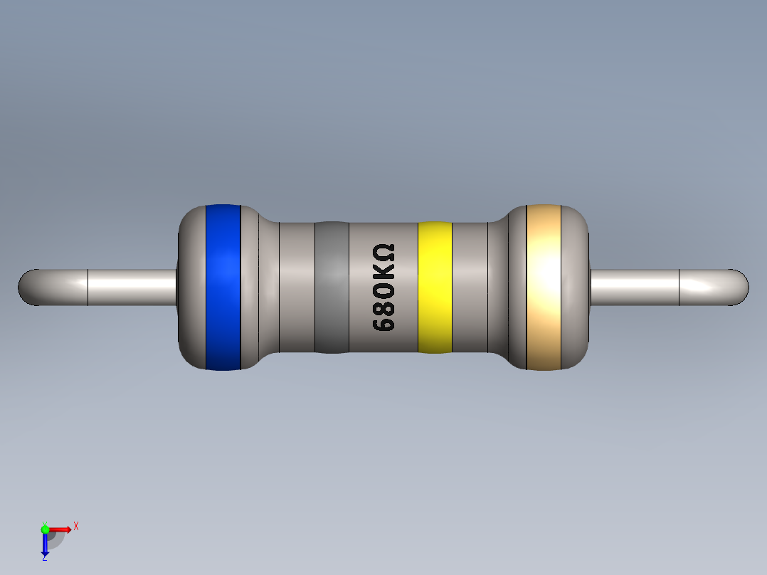 电容器 二极管 电阻器-Resistor 680K Ohm