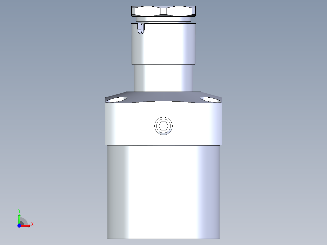 KOSMEKLG1050-GL-Y45多系列多零件图纸模型前视图