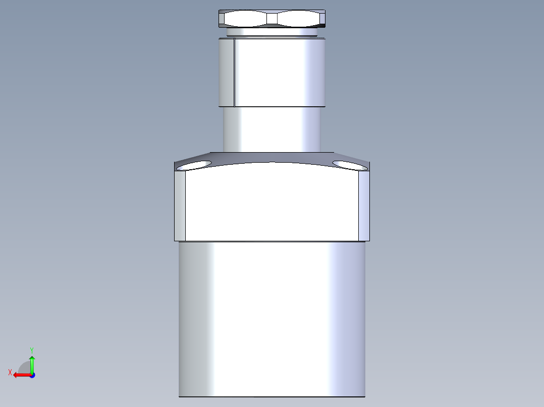 KOSMEKLG1050-GL-Y45多系列多零件图纸模型后视图