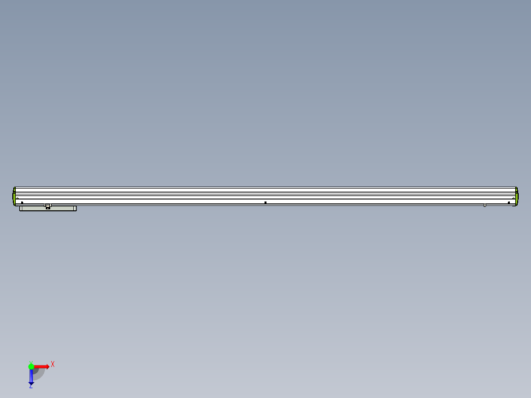 威洛博LC系列3d模型模组LC14S2Y-S1600俯视图