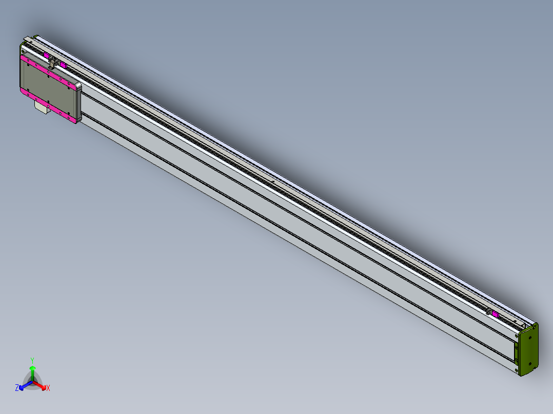 威洛博LC系列3d模型模组LC14S2Y-S1600正等轴测图