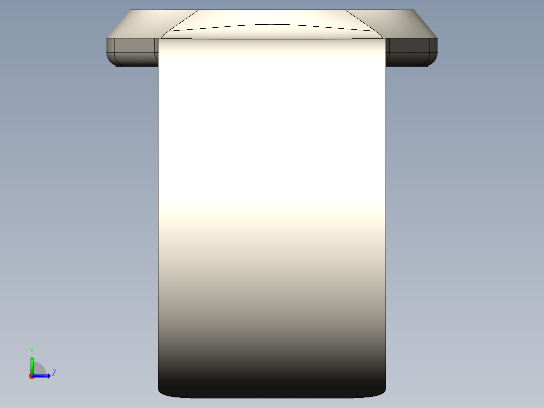 圆形手环左视图