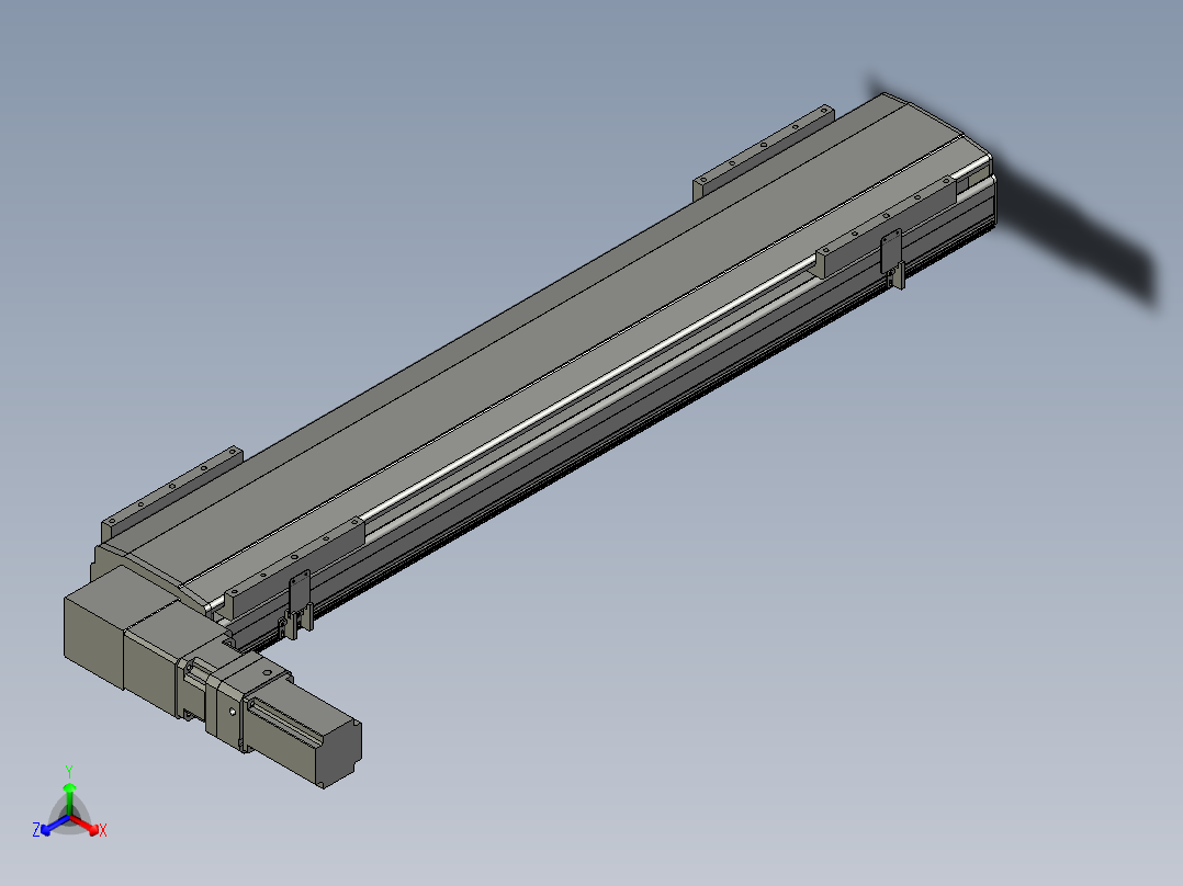 直线模组LHB21-L40-S1000-L(B)设计图纸
