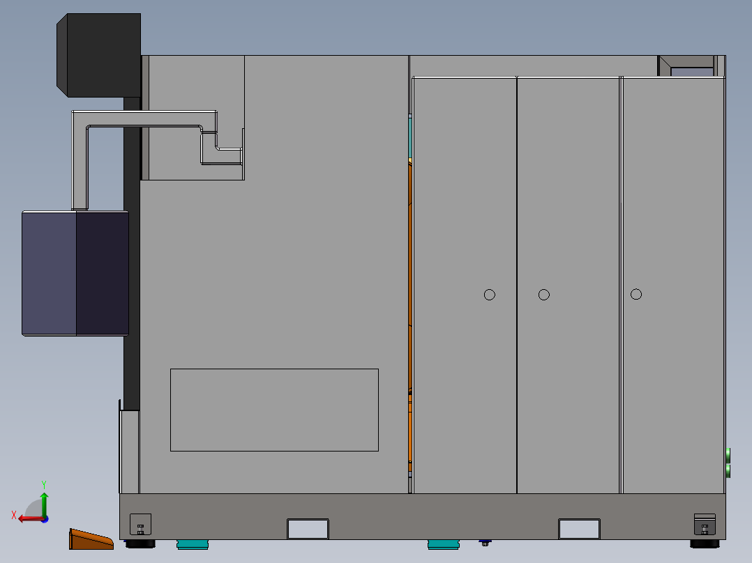 机器人案例后视图
