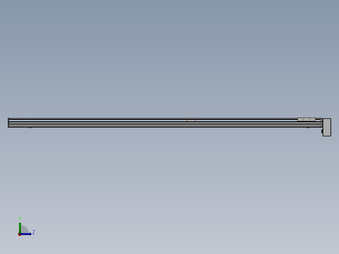 精密模组MT140-L110-2200-LD-M40-C4左视图