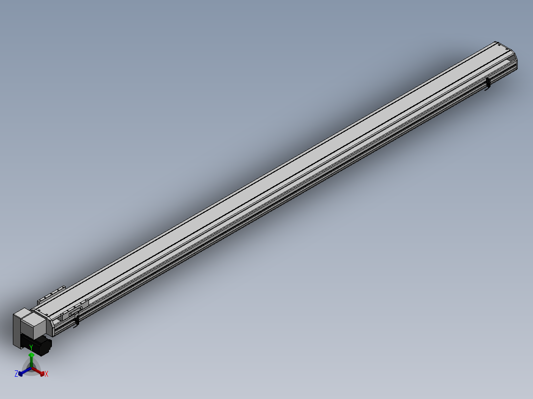 精密模组MT140-L110-2200-LD-M40-C4正等轴测图