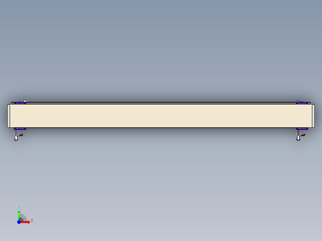 威洛博VL系列直线电机模组-2VL22H1-S2500前视图