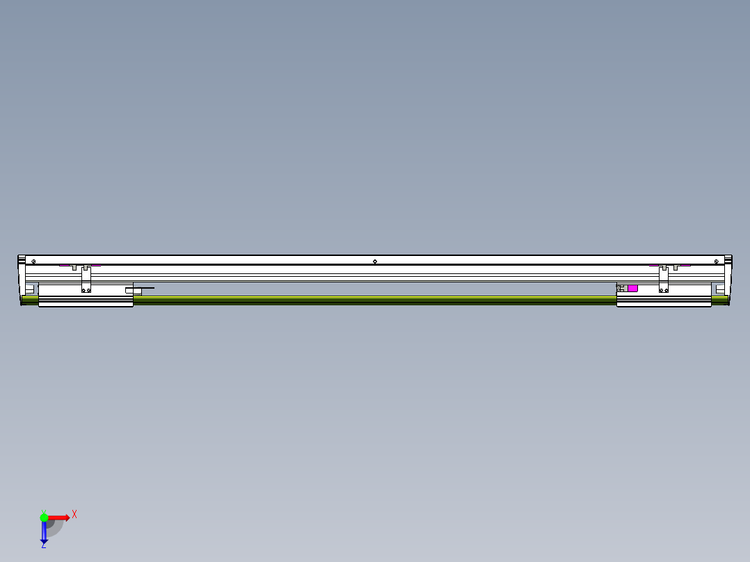 威洛博VL系列3d模型模组2VL22H2Y-S900俯视图