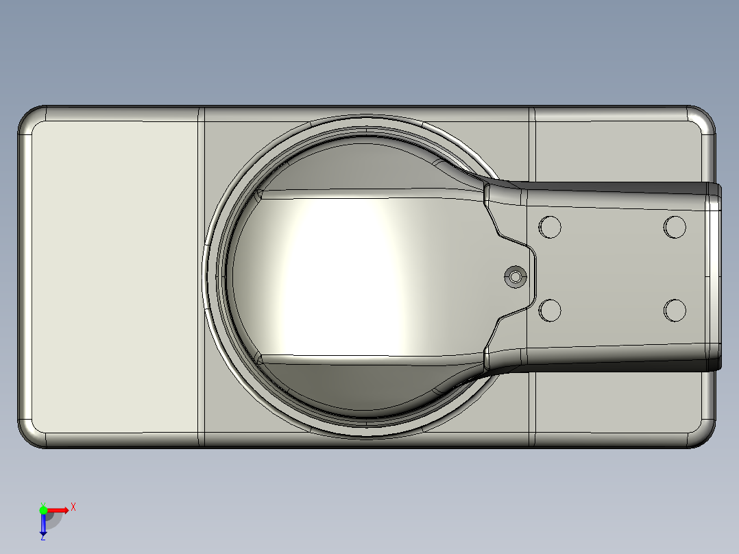 55-75-085防颤抖90°箱体连接器.STEP俯视图