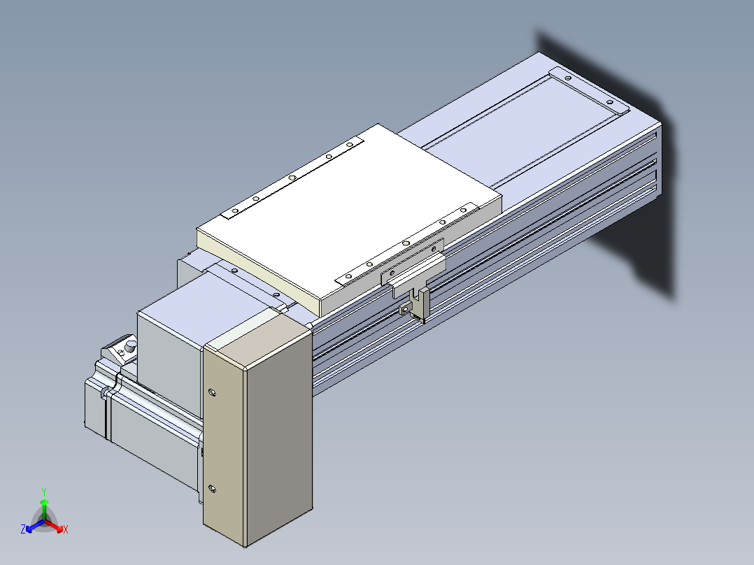 同步带全封闭直线模组TPA-HCB-120D-90-L100-RP-Y-P40-N3